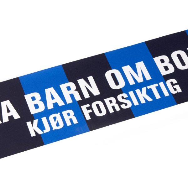 Klistremerke Blaa Barn, 20 cm